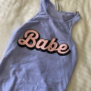 “Babe” One Piece Swimwear